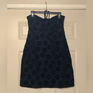 American Eagle black flower dress